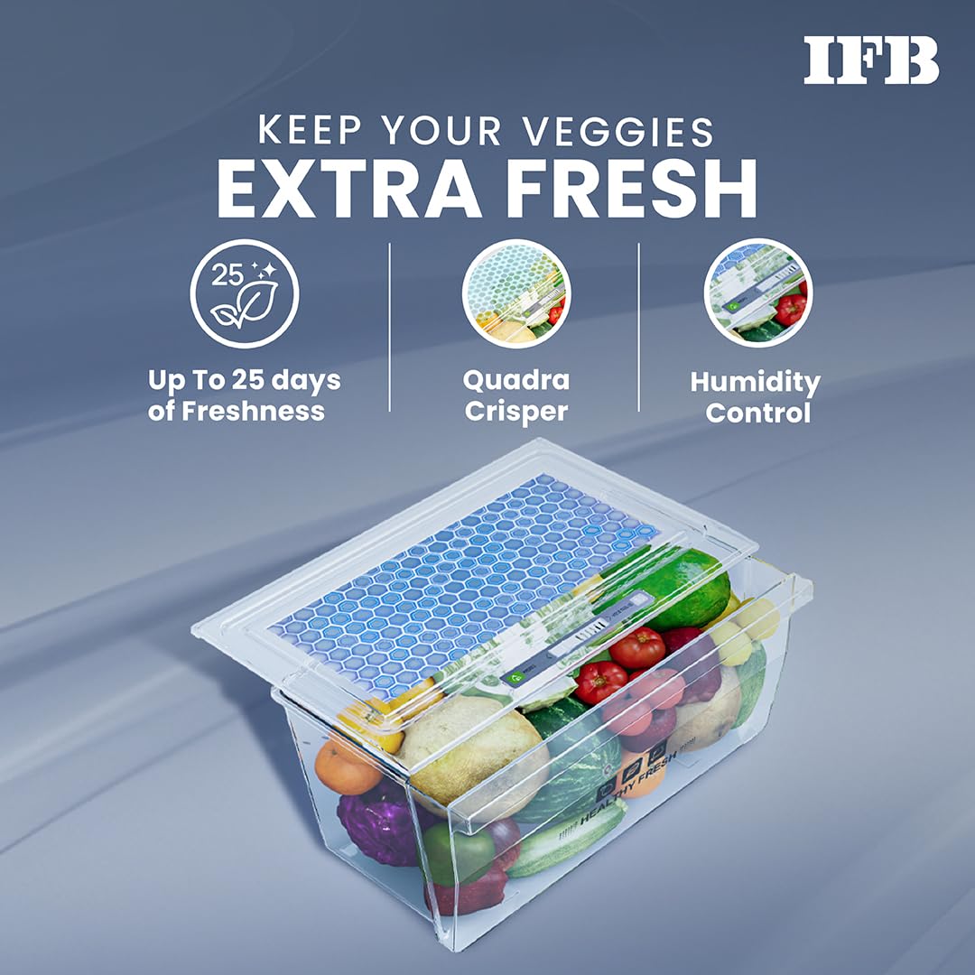 IFB IFBDC-2235IAG 197L 5 Star Direct Cool Advanced Inverter Single Door Refrigerator (White Humidity Controller, Extraordinary Space) Mahajan Electronics Online