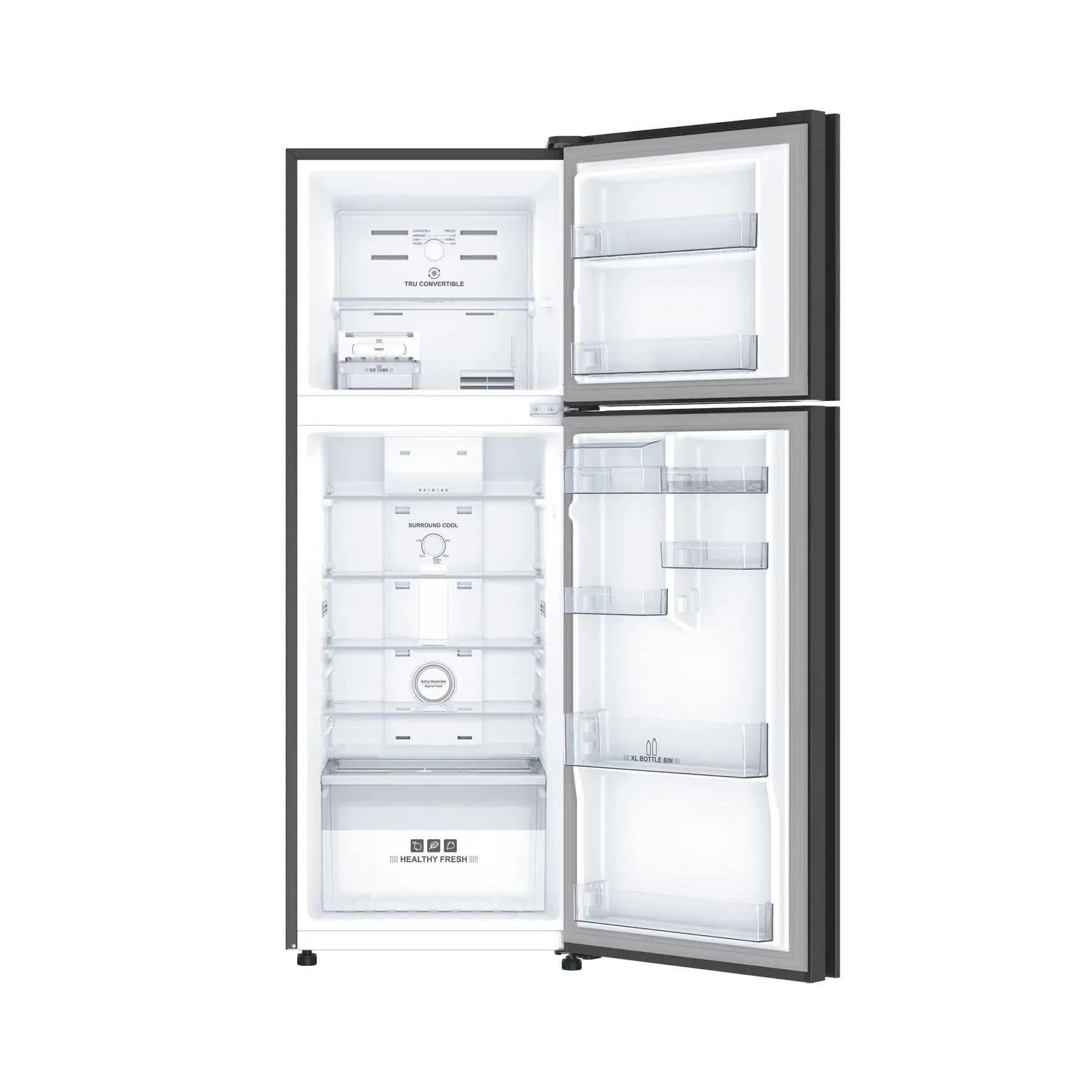 IFB IFBFF-3362IRGT Free Refrigerator 285 Litre | 2 Star | Glass Model | Eco-Cool Series Mahajan Electronics Online