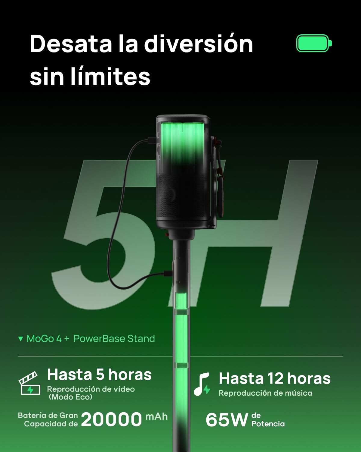 XGIMI MoGo 4 Laser Outdoor Projector Set | 550 ISO Lumens | Google TV &amp; Netflix | 1080p | 5-Hour PowerBase | Mahajan Electronics Delhi NCR