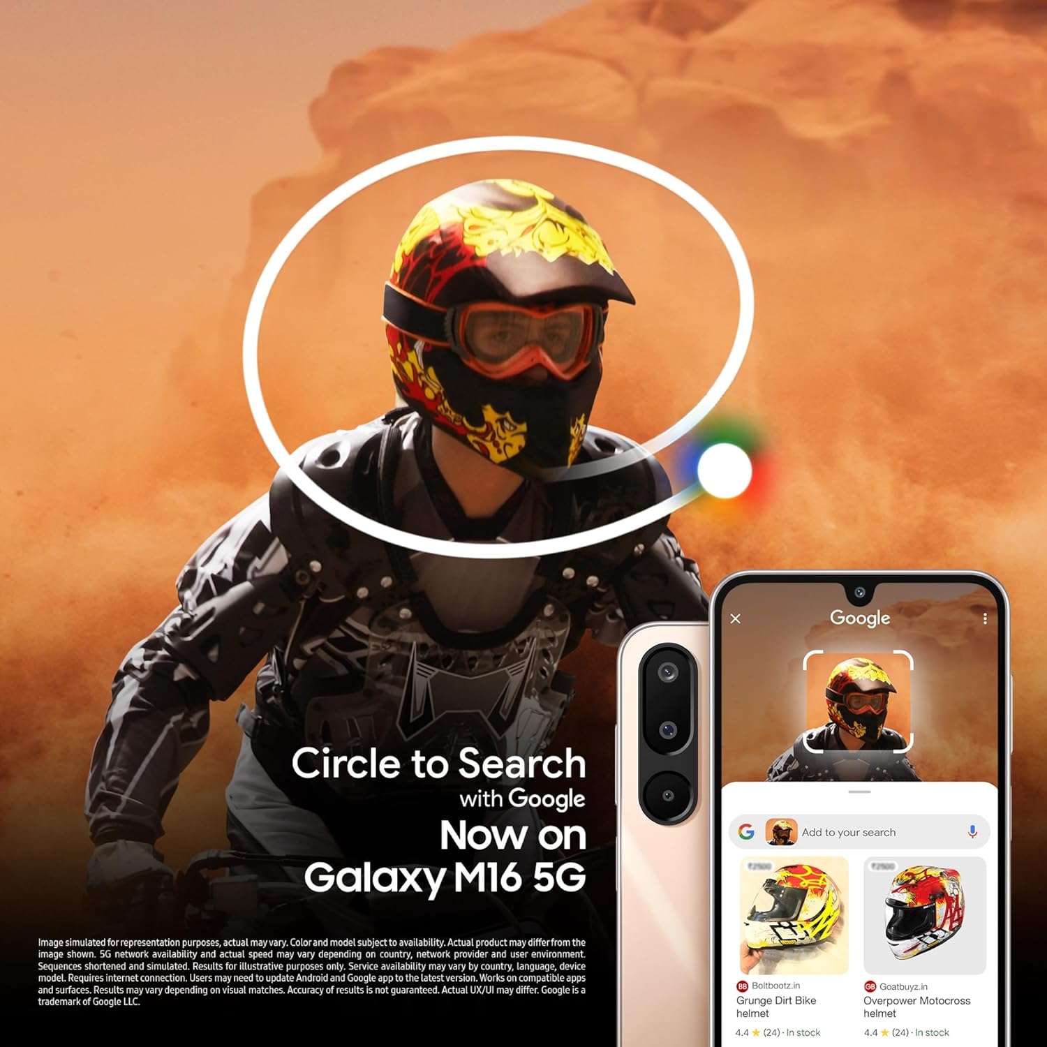 Samsung Galaxy M16 5G (Blush Pink, 8GB RAM, 128 GB Storage) | MediaTek Dimensity 6300 | AnTuTu Score 422K+ | Super Amoled Display | 25W Fast Charging | 6 Gen. of OS Upgrades | Without Charger Mahajan Electronics Online