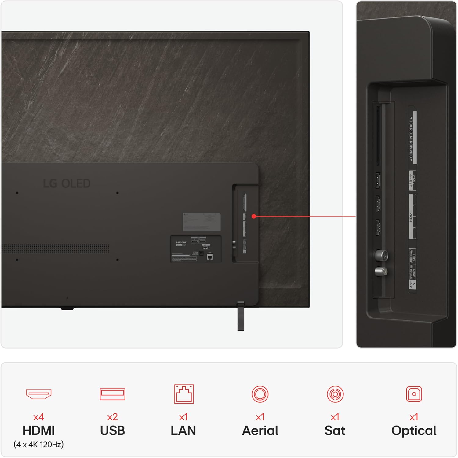 LG OLED55B56LA 55-Inch OLED AI 4K UHD Smart TV, (α8 AI Processor, Dolby Atmos, Freeview Play and Amazon Alexa, 120Hz) [Model 2025] [Energy Class F] Mahajan Electronics Online