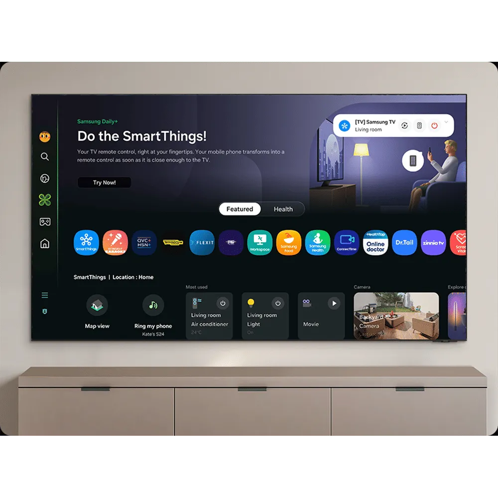 SAMSUNG QA98Q7FAAUXXL 248.9 cm (98 inch) QLED 4K Ultra HD Smart Tizen TV with Google Voice Assistant Mahajan Electronics Online