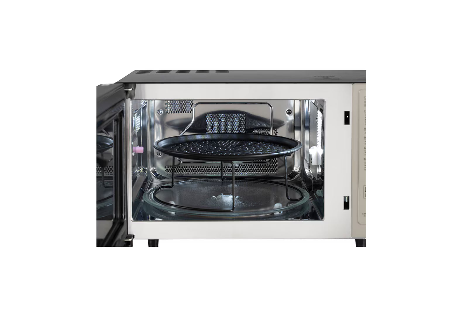 LG MJEN286UHWF 28 L Convertible Microwave Oven with Air Fry, Charcoal Lighting Heater™, 331 Auto Cook Menu Powered by Thinq, Black Mahajan Electronics Online
