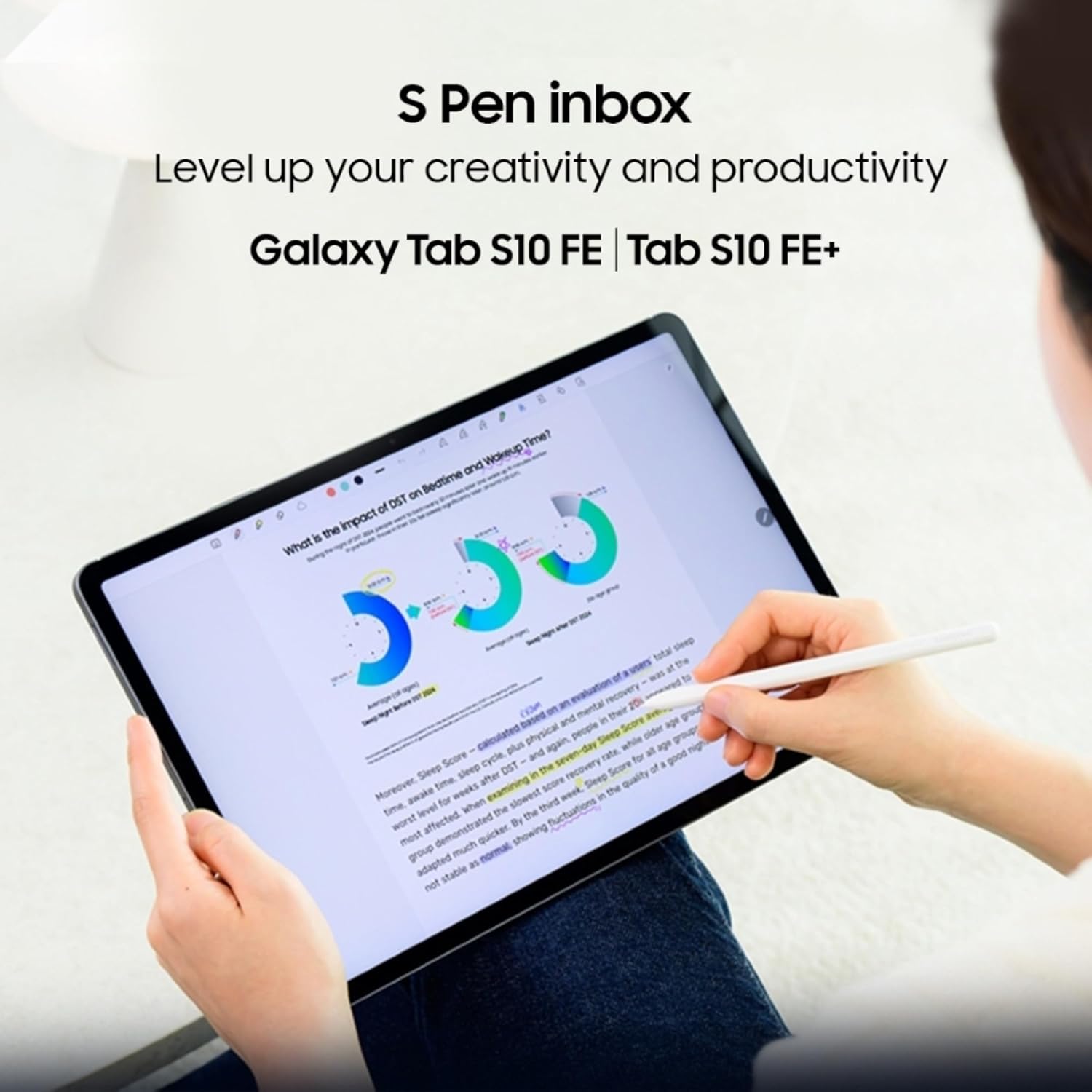 Samsung Galaxy Tab S10 FE, S Pen in-Box, 27.7 cm (10.9 inch) LCD Display, 8 GB RAM, 128 GB Storage, Wi-Fi Tablet, Blue Mahajan Electronics Online