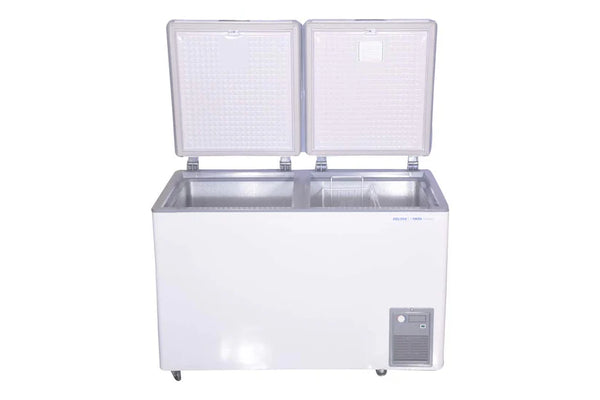 Voltas 405 Ltrs Double Door Deep Freezer CVF405DA4-P-AL-W1 Convertible