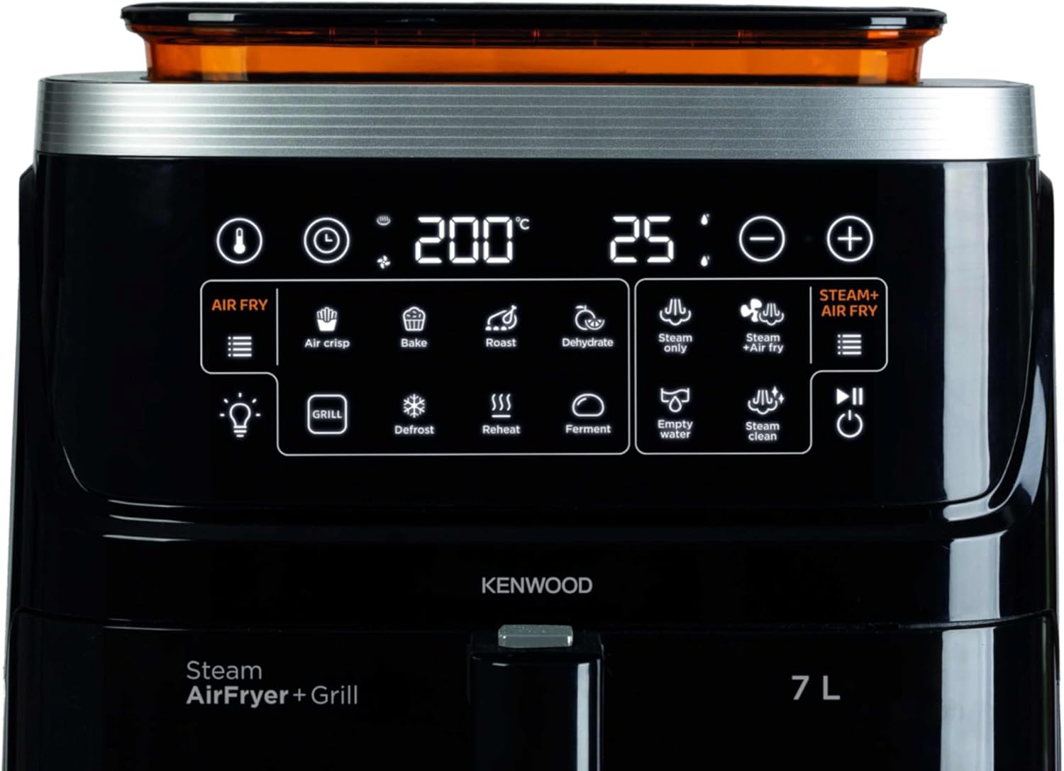 Kenwood HFS92.000BK 3-in-1 Air Fryer and Steamer with Window, 7 Liter Capacity Mahajan Electronics Online