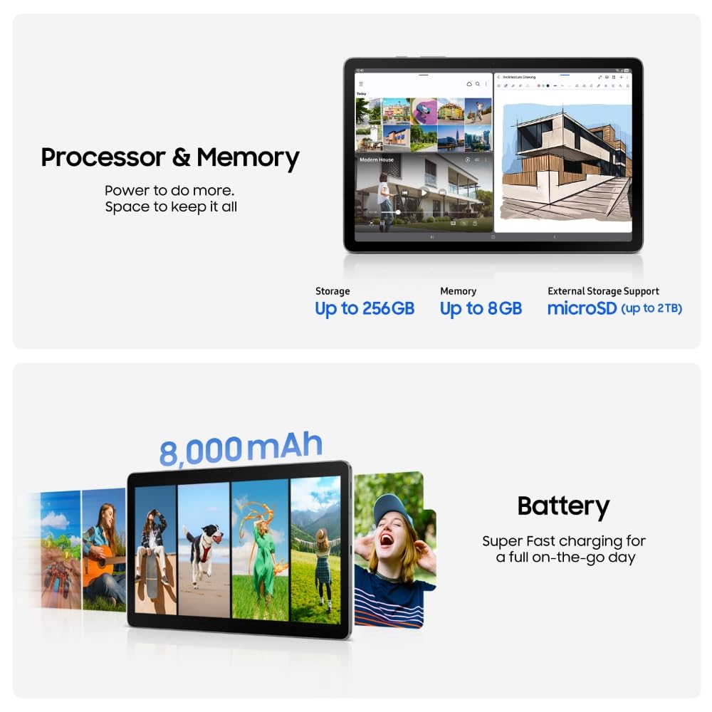 Samsung Galaxy Tab S10 Lite with AI, S Pen in-Box, 27.7 cm (10.9 inch) TFT LCD Display, 6 GB RAM, 128 GB Storage, Wi-Fi + 5G Tablet Mahajan Electronics Online