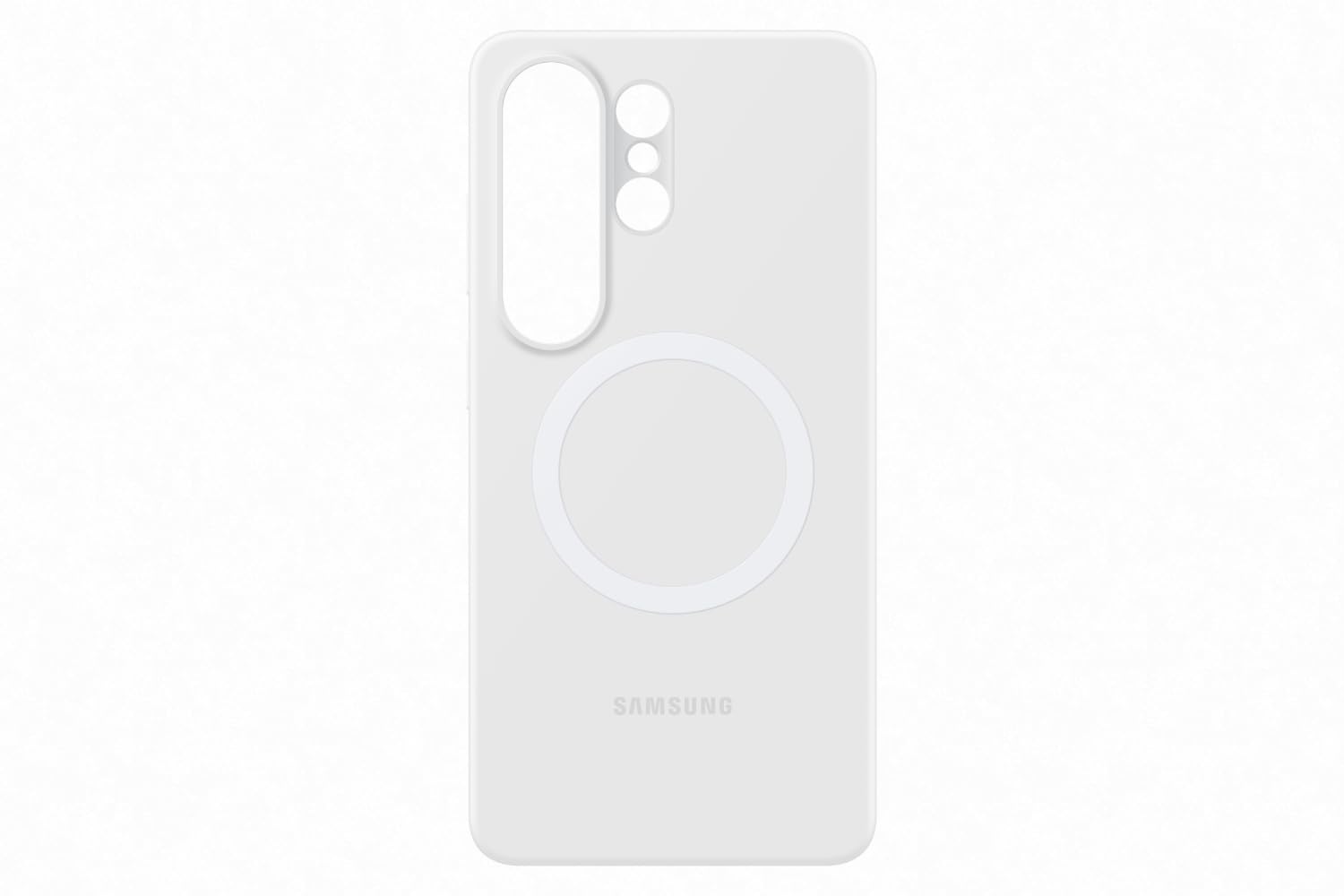 Samsung Galaxy S26 Ultra Silicone Magnet Case, White Mahajan Electronics Online