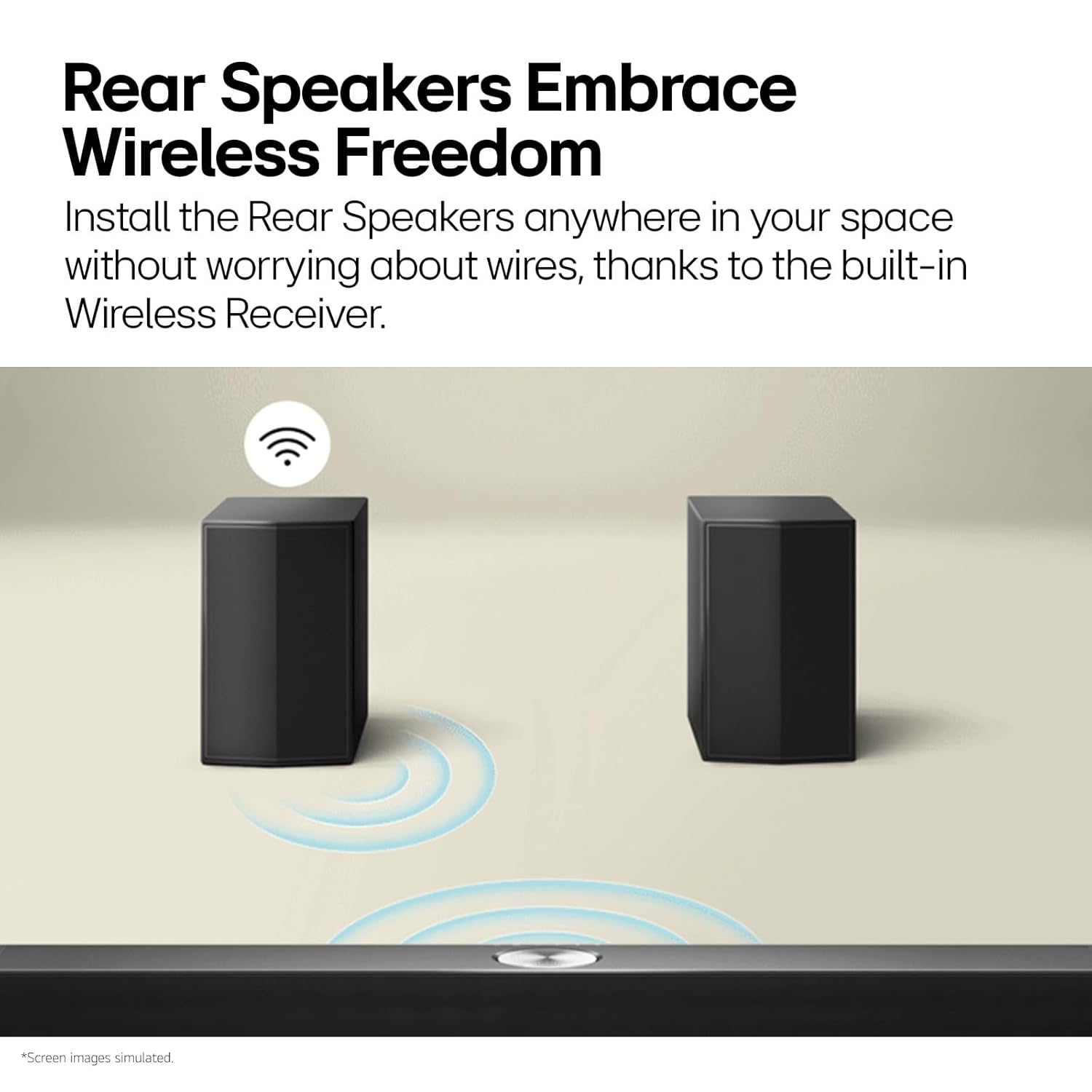 LG S65TR 600W 5.1 Channel Dolby Digital, Wireless Subwoofer & Rear Speaker with Built-in Receiver, AI Sound Pro Home Theater Soundbar with HDMI, USB & Bluetooth Connectivity (Black) Mahajan Electronics Online