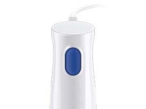 Braun MQ10.000PWH MultiQuick 1 Hand Blender 450W with EasyTwist Technology, Lightweight, Stainless Steel, BPA-Free for Baby Food, Chutney, Puree, Lassi, Smoothie, Soup, Shake (MultiQuick 1 White) Mahajan Electronics Online