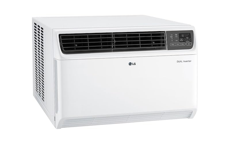 LG AW-Q18WUXA 1.5 Ton 3 Star DUAL Inverter Window AC (Copper, Convertible 4-in-1 cooling, 4 Way Air Swing, HD Filter, Quick and Uniform Cooling, Stabilizer Free Operation, Smart Diagnosis,  White) Mahajan Electronics Online
