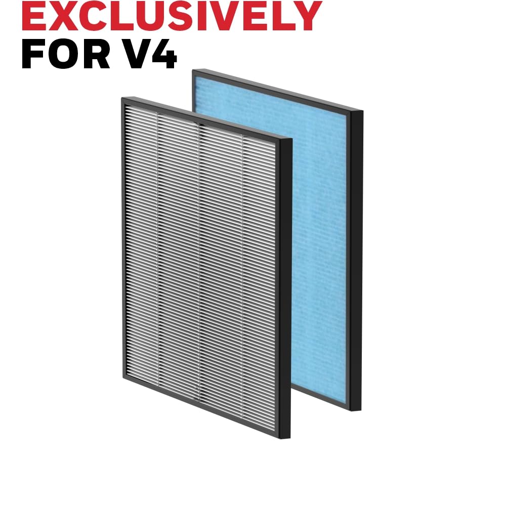 Honeywell Filter HC000058 Air Touch V4 Compound Anti-Bacterial with HEPA H13 Filter | Removes 99.99% Allergens, Pollutants, PM2.5, Dust, Fibres and Pollens " Mahajan Electronics Online.