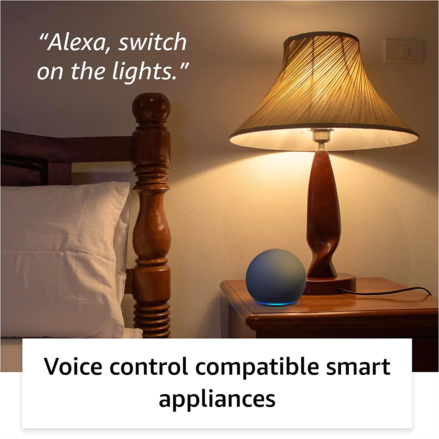 Amazon Echo Dot (5th Gen, 2023 release) | Smart speaker with Bigger sound, Motion Detection, Temperature Sensor and Alexa| Blue - Mahajan Electronics Online