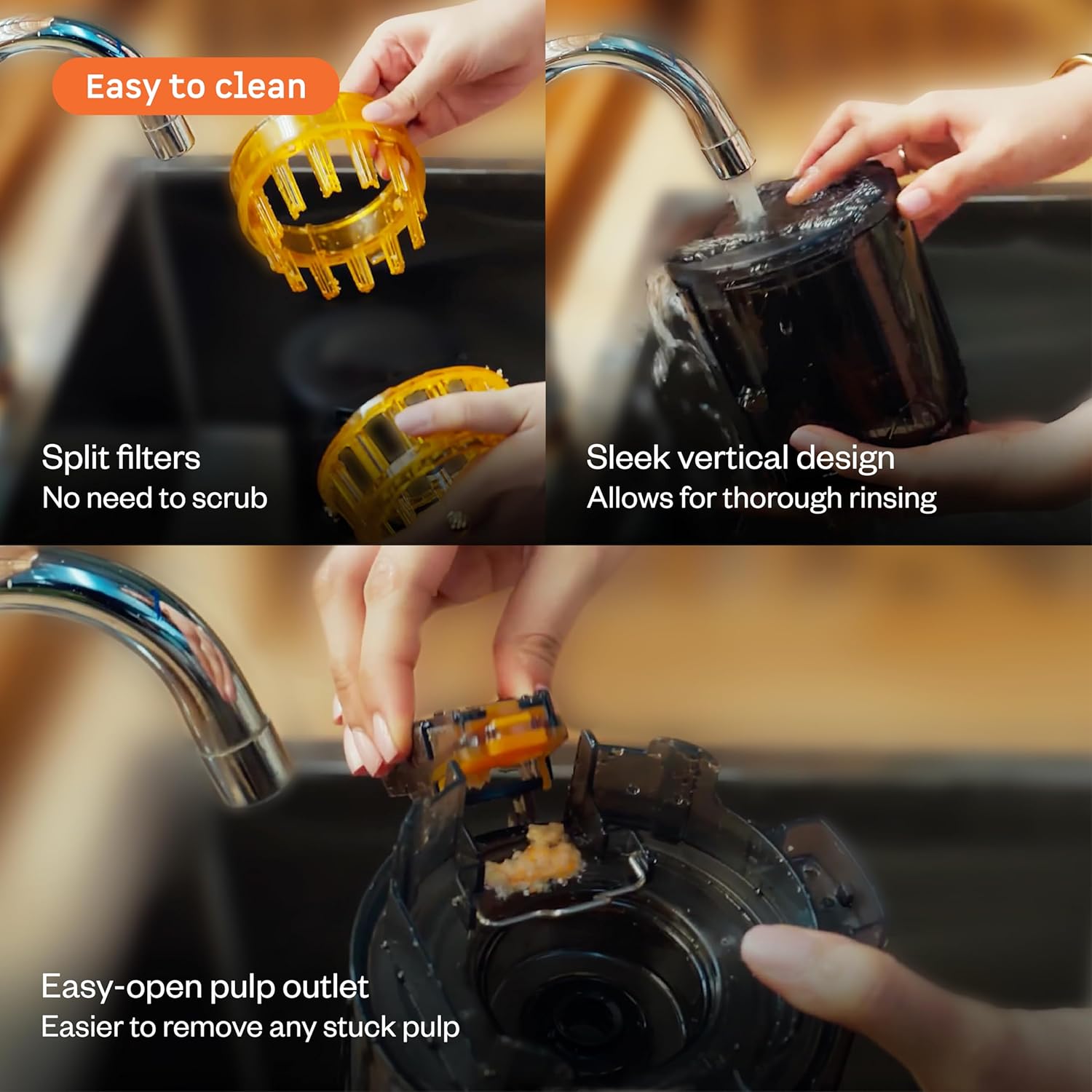 Atomberg Althea Cold Press Juicer | Easy Assembly & Cleaning | Intelligent Auto Reverse