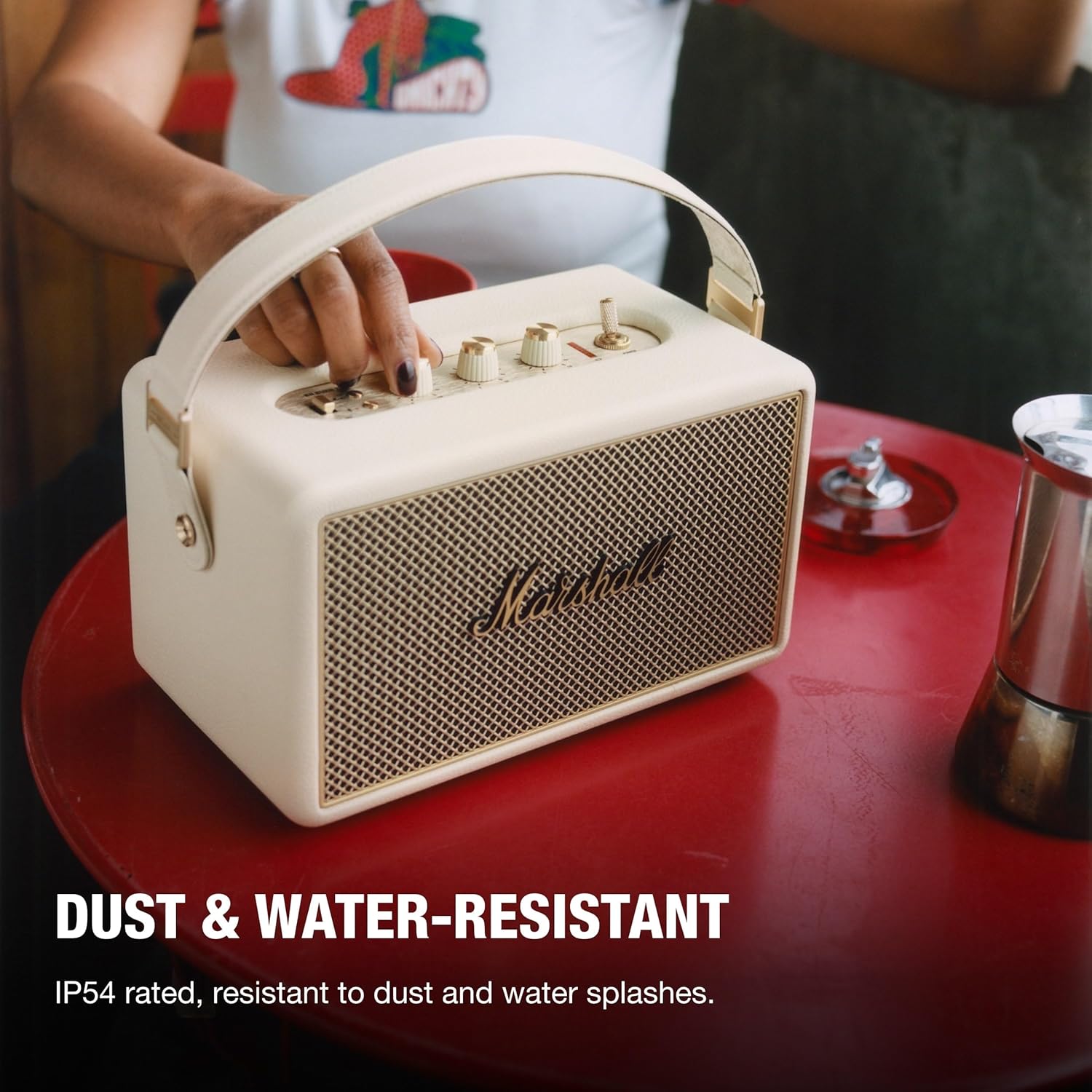 Marshall Kilburn III Portable Bluetooth Speaker (Cream)