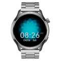 Noise Fit Mettle Smart Watch silver - Mahajan Electronics Online