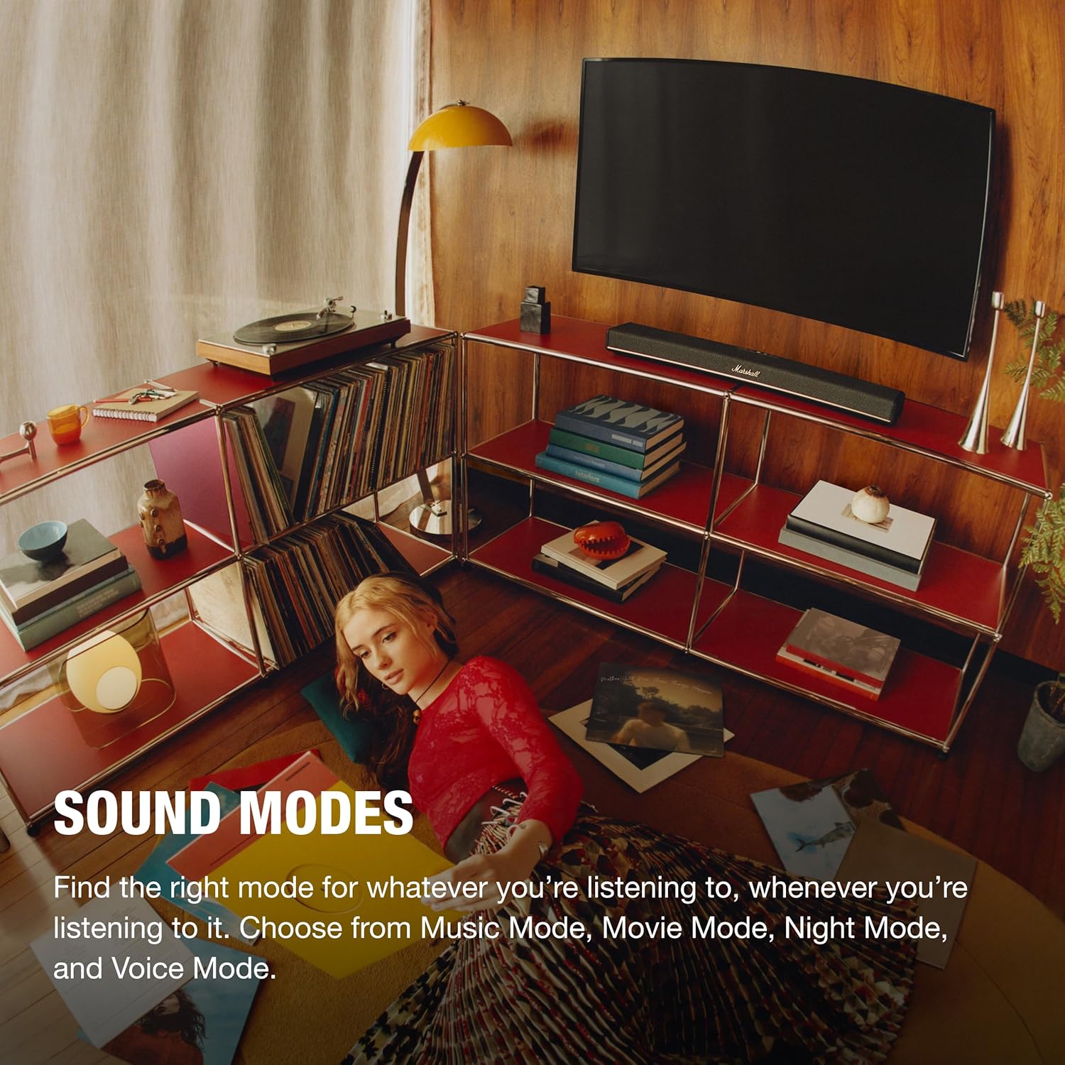 Marshall Heston 60 soundbar with Dolby Atmos & DTS:X, Wired & Wireless Subwoofer Connectivity – Dual HDMI, RCA, Bluetooth, WiFi, Google Cast, Spotify, Airplay2 Mahajan Electronics Online