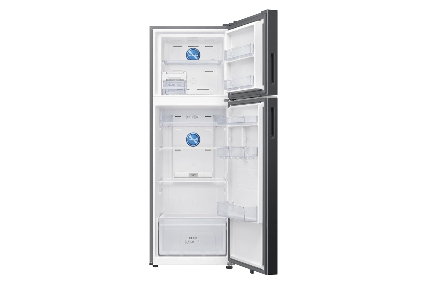 Samsung RT38HG5A42BXHL 350 L, 2 Star, Convertible 5-in-1, Digital Inverter, Frost Free Double Door, WiFi Bespoke AI Refrigerator ( Luxe Black, 2026 Model) Mahajan Electronics Online