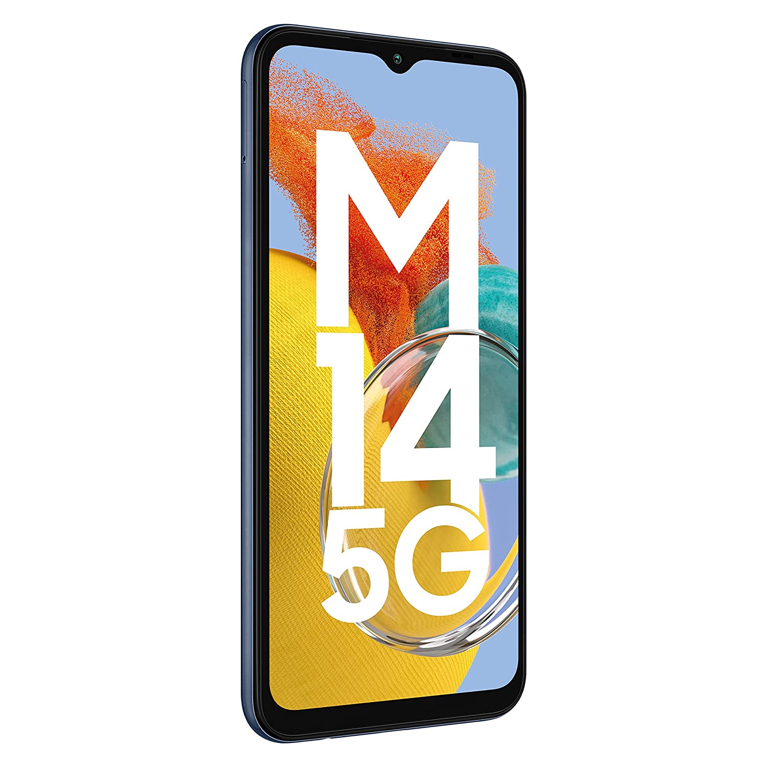 Samsung Galaxy M14 5G (Berry Blue, 4GB, 128GB Storage) | 50MP Triple Cam | 6000 mAh Battery | 5nm Octa-Core Processor | Android 13 | Without Charger - Mahajan Electronics Online