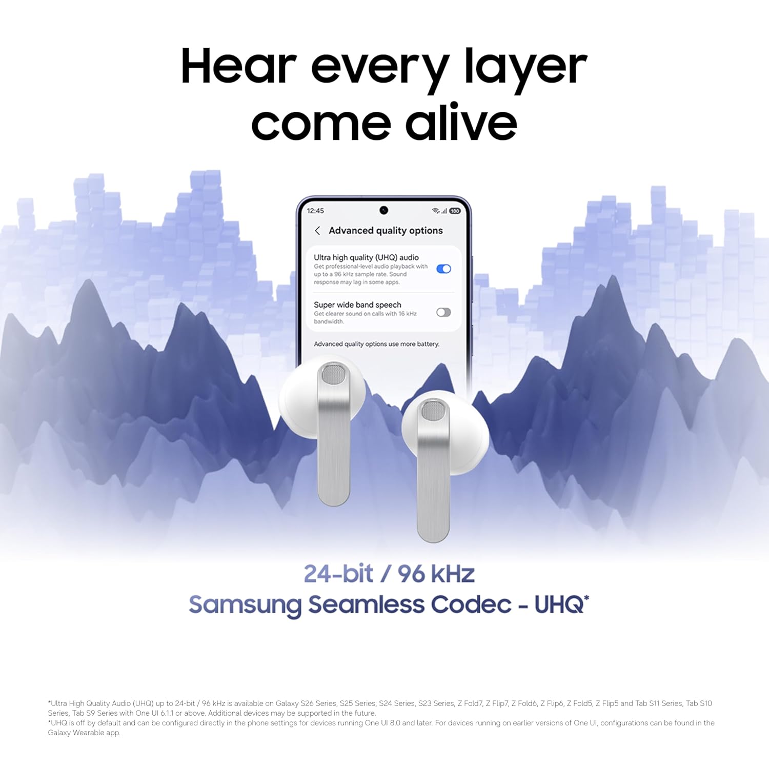 Samsung Galaxy Buds4 (Black) in-Ear Wireless Earbuds with Hi-Fi Audio | Adaptive ANC and EQ 2.0 | 360-Audio | Live Translation | Head Gesture Control | IP54 Mahajan Electronics Online