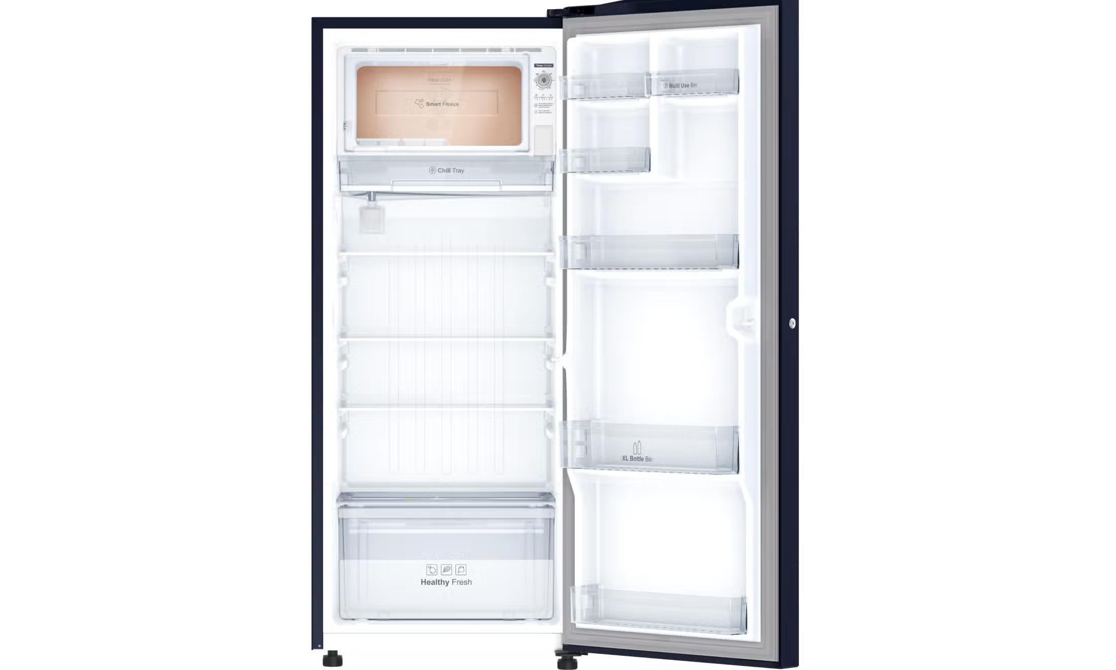 IFB IFBDC-232CIBN Direct - Cool Refrigerator 206 L | 4 Star | Glass Door | Advance Cool Series IFB