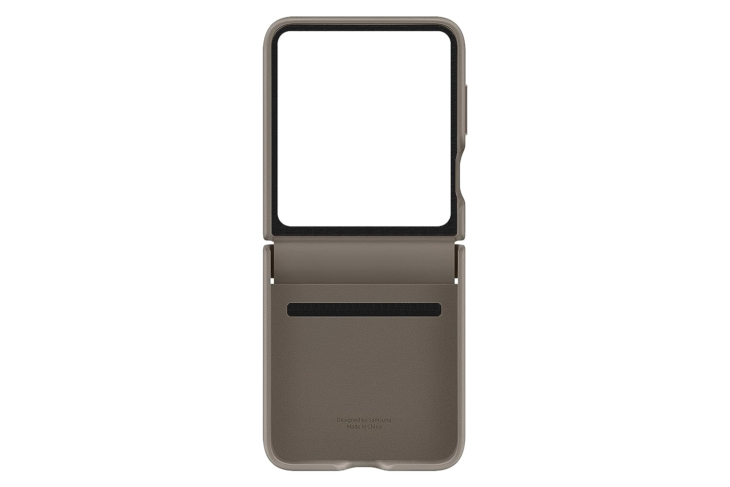 Samsung Galaxy Flip5 Flap ECO-Leather Case, Etoupe - Mahajan Electronics Online