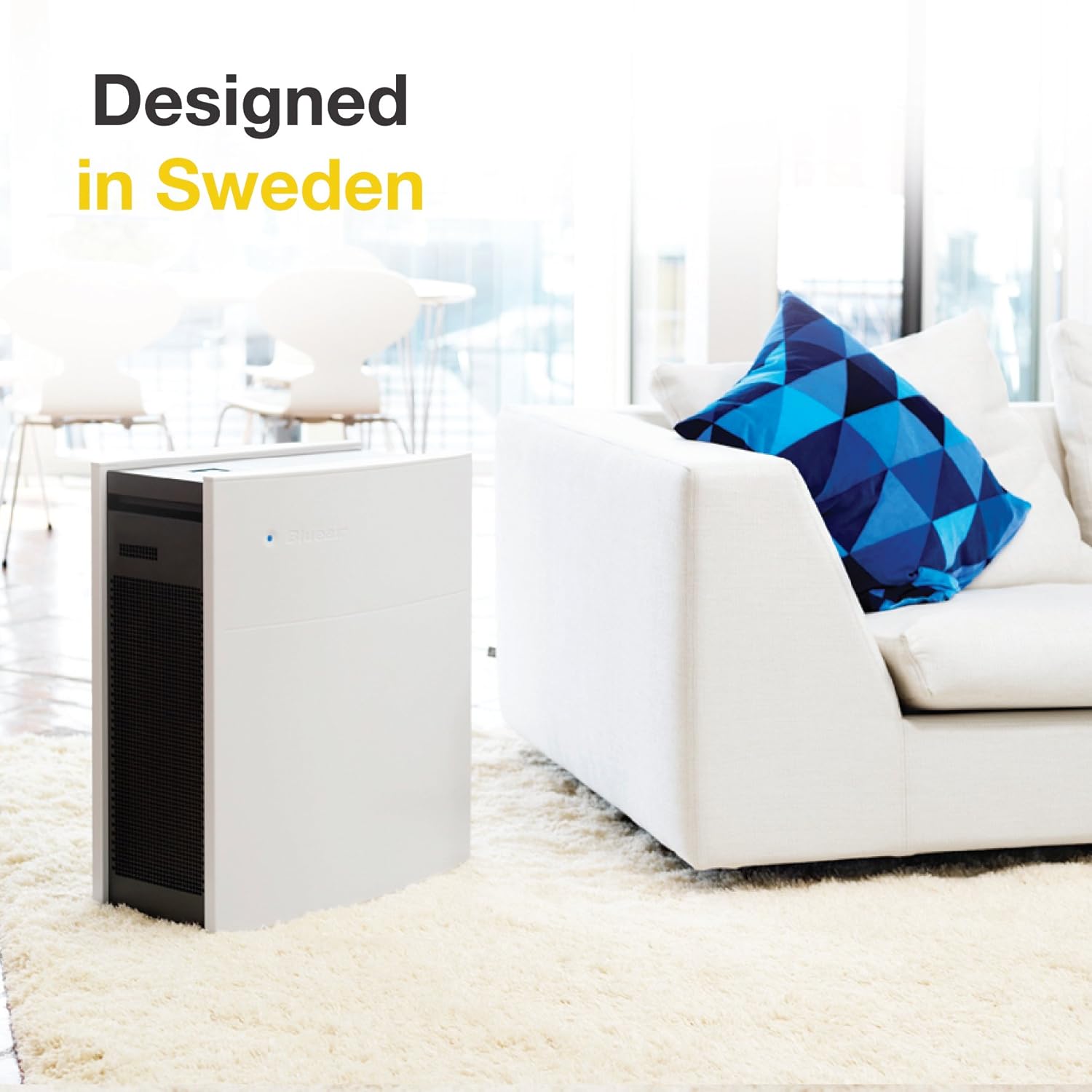 Blueair Classic 480i 40 sq.mtrs,WiFi Enabled & in Built sensors, 90 Watt, White Colour Mahajan Electronics Online