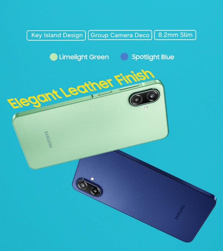 Samsung Galaxy F70e 5G (Limelight Green, 128 GB) (6 GB RAM) | 6000 mAh Battery | Dimensity 6300 | Octa Core Processor | 6.74" PLS LCD Display | Mahajan Electronics Online