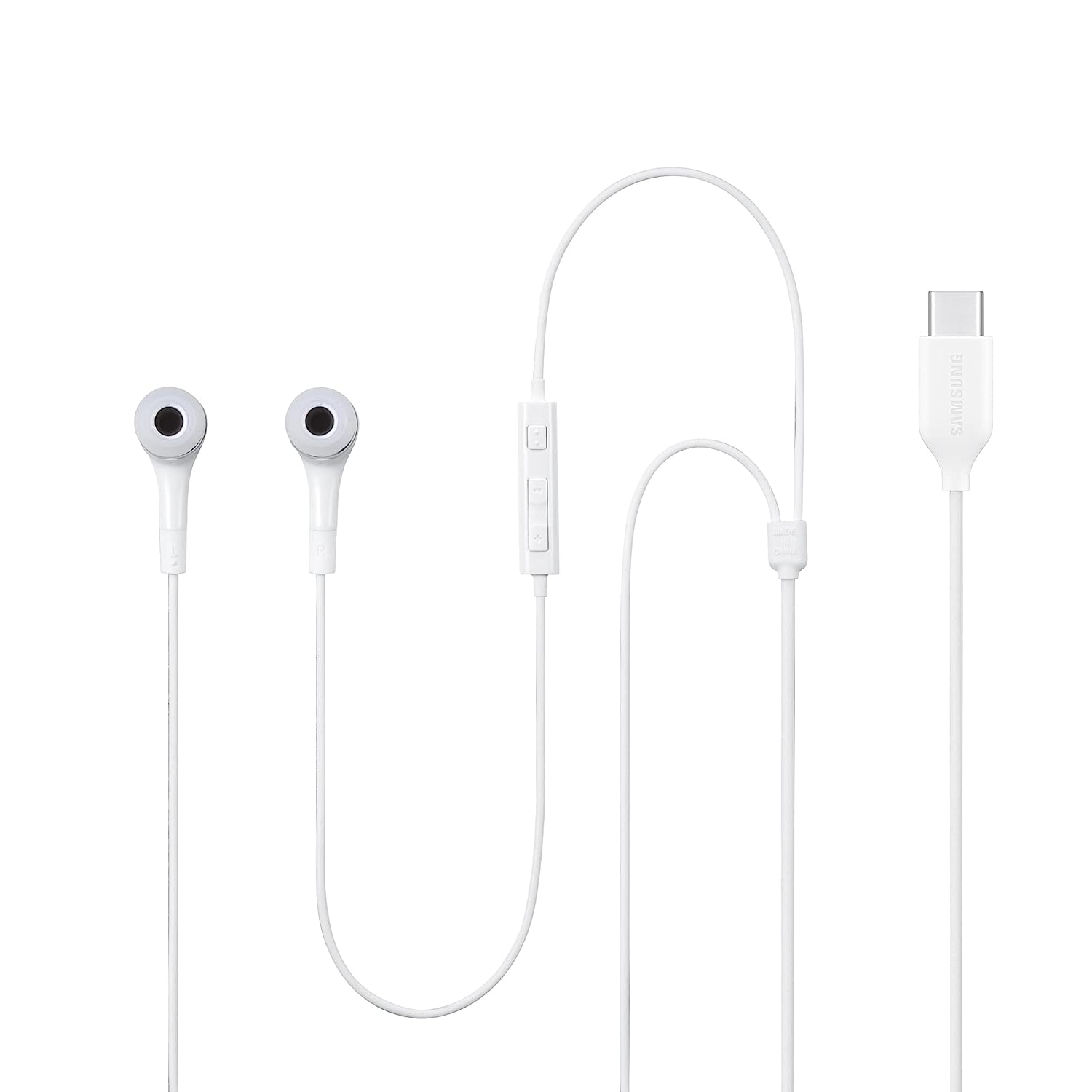 Samsung Original IC050 Type-C Wired in Ear Earphone with mic (White) - Mahajan Electronics Online