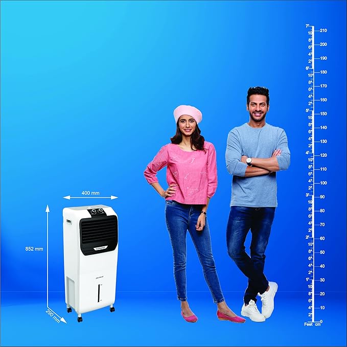 Crompton Jedi DAC 35 Litre Personal Air Cooler for home | Honeycomb pads | 4-way Air Deflection | Ice Chamber | Everlast Pump | Inverter Compatible Mahajan Electronics
