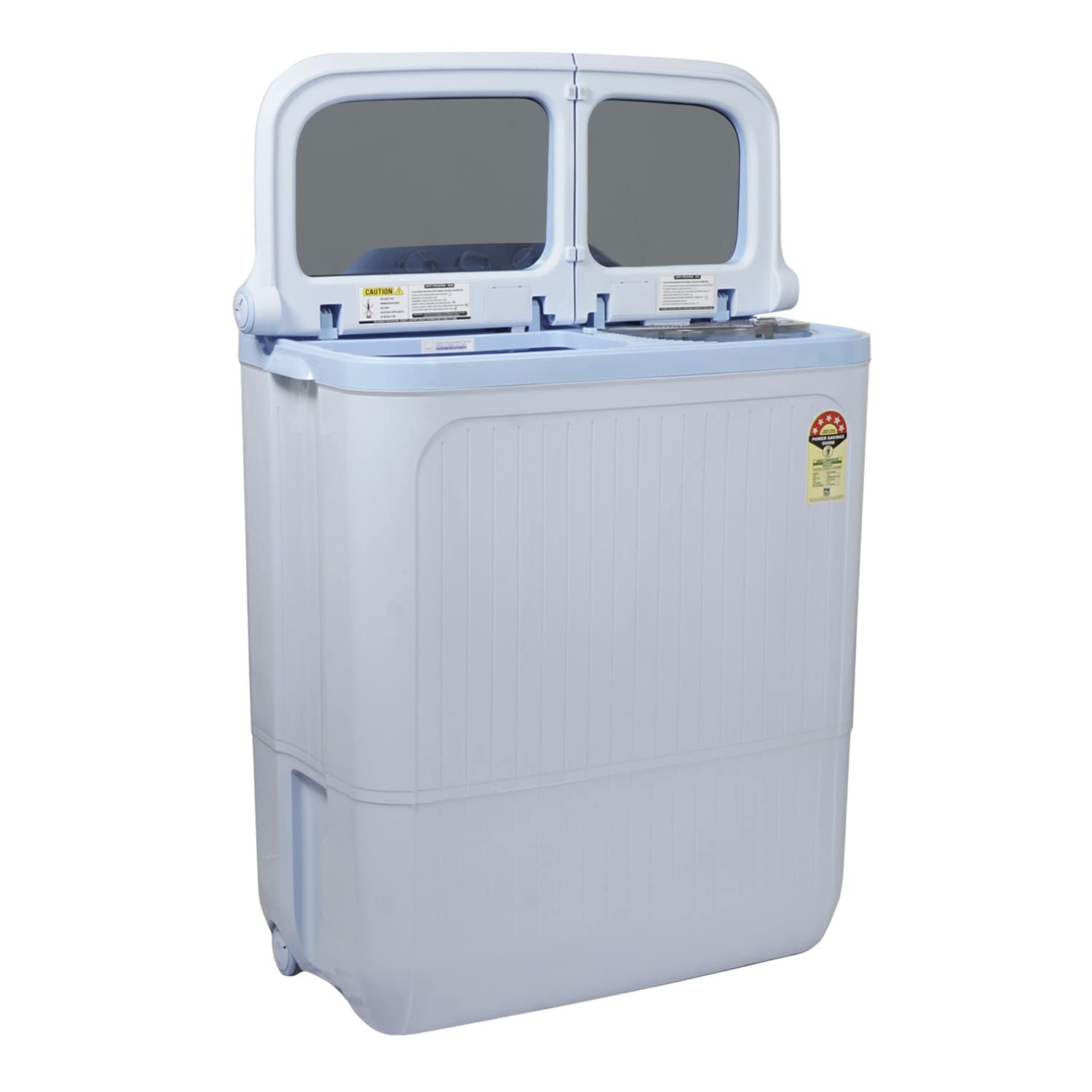 Lloyd 8 Kg 5 Star Semi-Automatic Top Load Washing Machine (GLWMS80APBEL, Pastel Blue ) - Mahajan Electronics Online