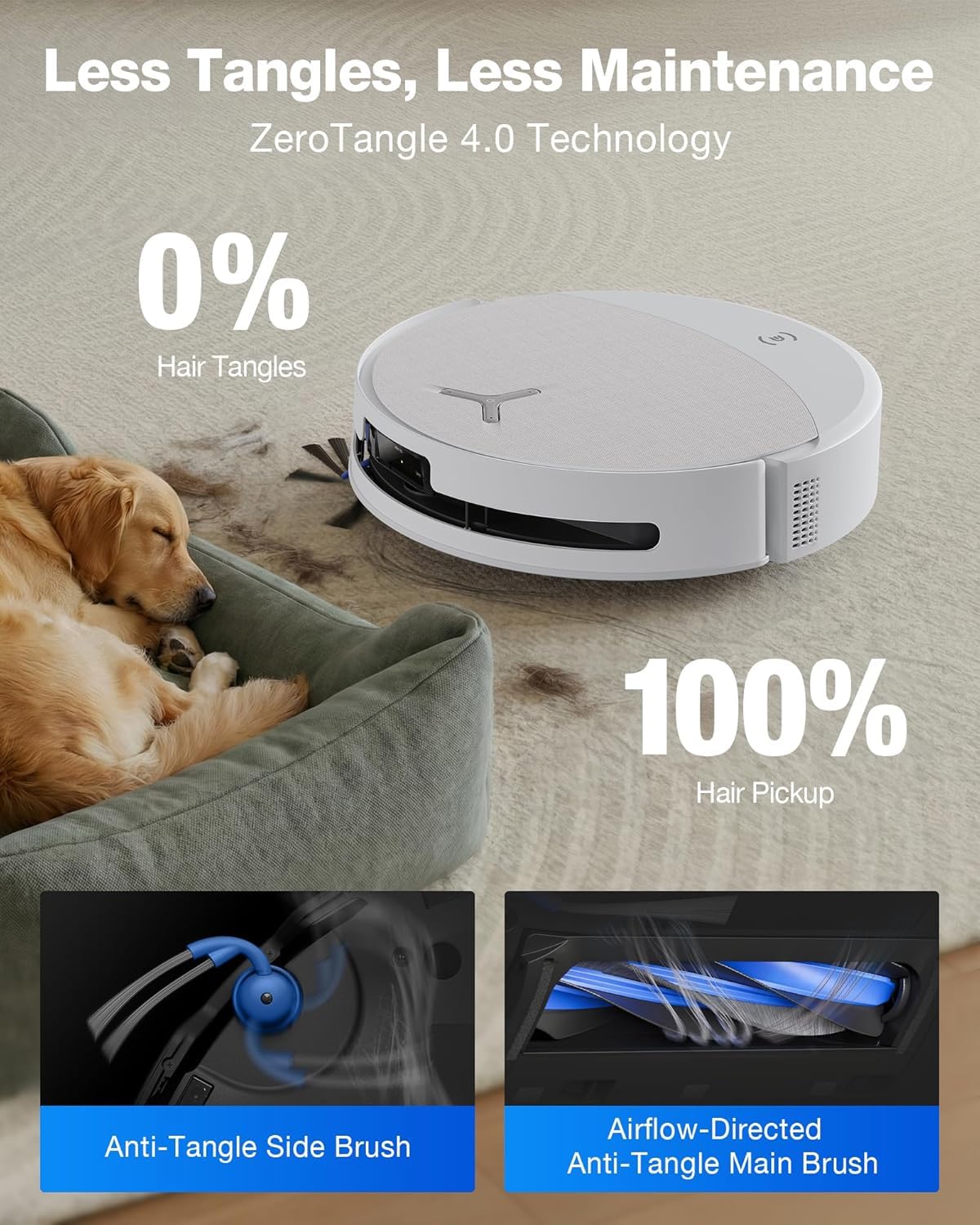 ECOVACS Deebot T90 Pro Omni 2-in-1 Robot Vacuum Cleaner & Mop, 2026 New Launch, 30000 Pa Blast Suction, Self-Empty & Self-Wash Omni Station, Extra-Long Roller, AI Re-Mop 2.0, PowerBoost Technology ECOVACS
