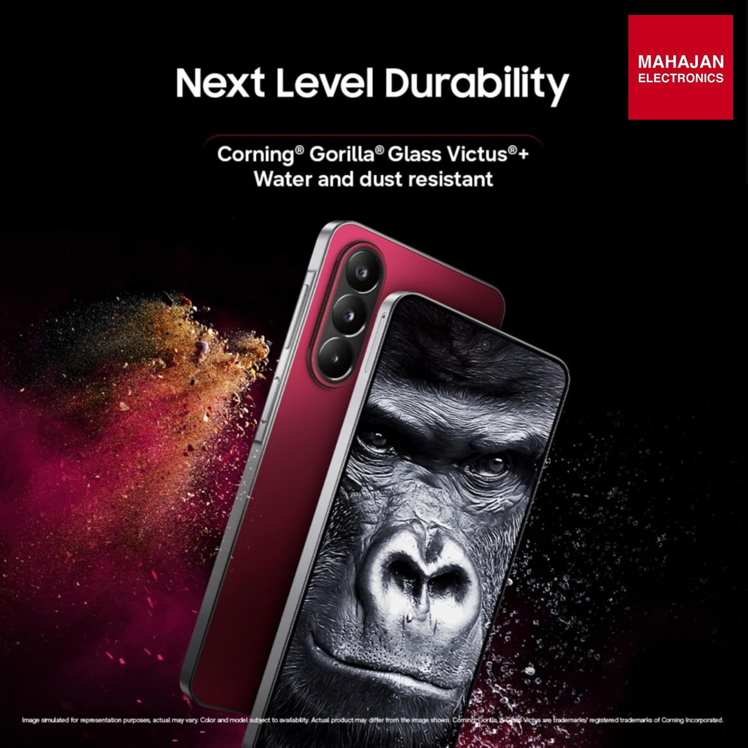 Samsung Galaxy M47 5G (Rogue Red, 6GB RAM, 128GB Storage)| Powerful Snapdragon Processor| Fast LPDDR5x – Mahajan Electronics Online.
