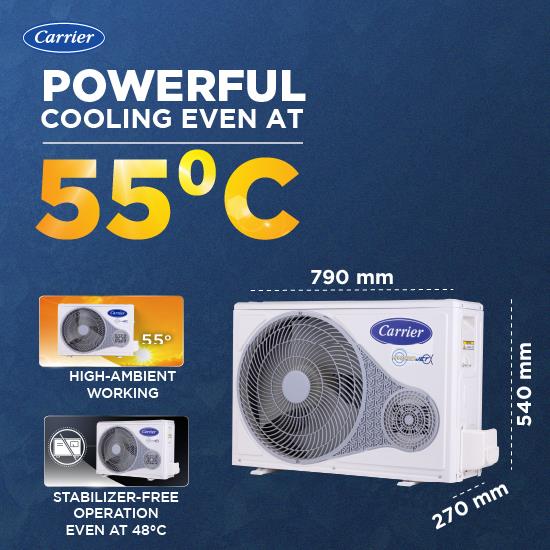 Carrier XCEL LUMO Gxi CAI12CL3R36F0 1.0 Ton 3 Star Inverter Split AC ( 2026 Model) Mahajan Electronics Online