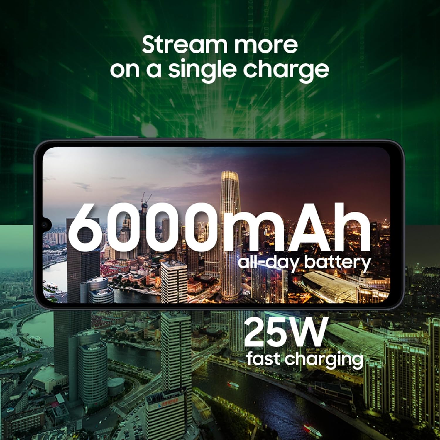 Samsung Galaxy A07 5G Smartphone (Black, 6GB RAM, 128GB Storage) | 120Hz Refresh Rate | Massive 6000mAh Battery | 50MP True Dual Camera | 6 Gen OS Upgrades | Knox Vault Mahajan Electronics Online