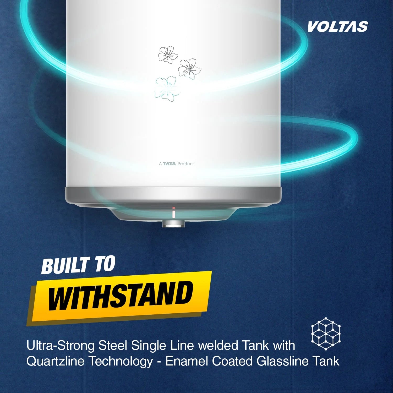 Voltas Aqua Prime 4 Star Water Heater - 15L (2000 W) 4610035 Mahajan Electronics Online