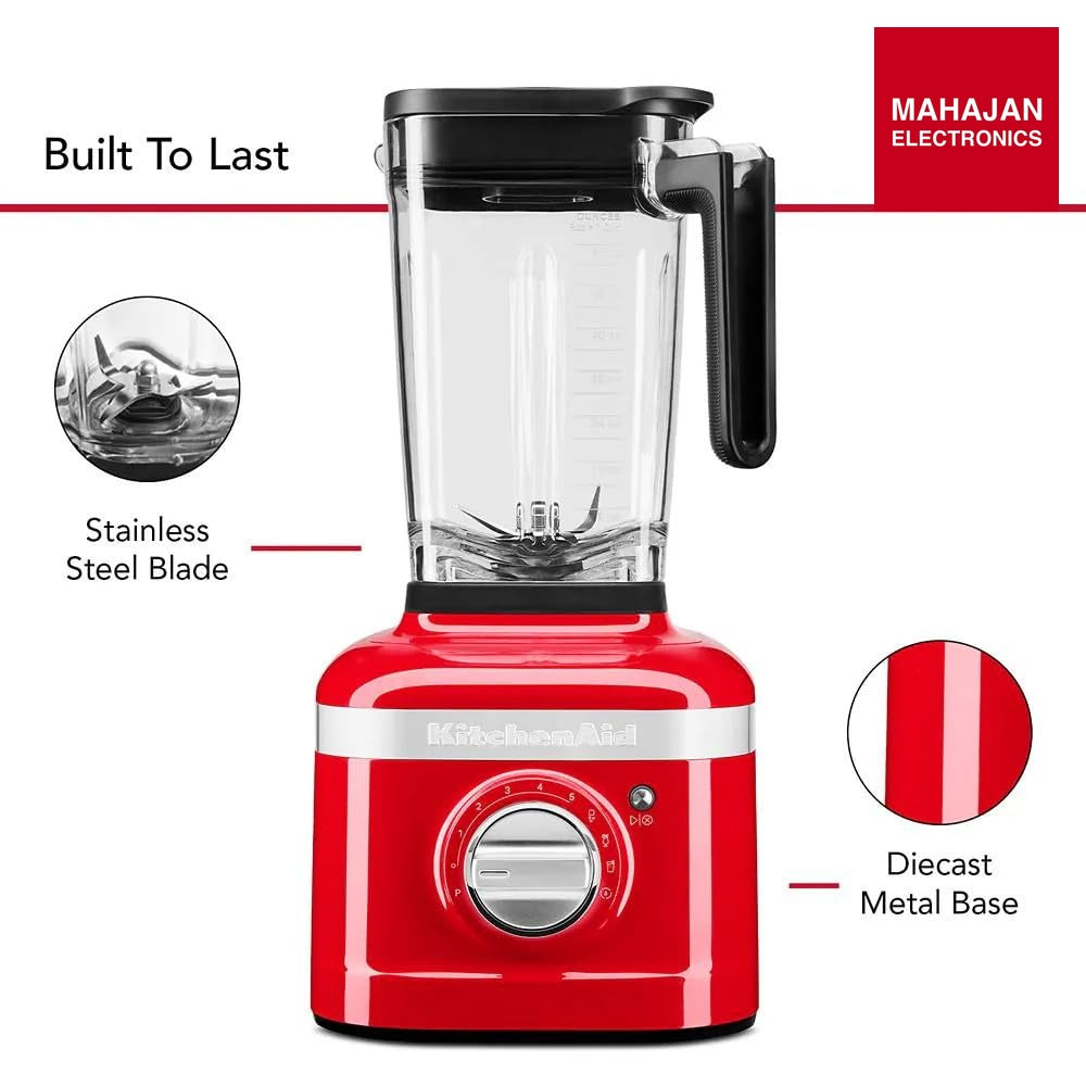 Kitchenaid K400 Blender Candy Apple with 500ml Personal Jar Expansion pack 5KSB4027DCA – Mahajan Electronics Online.