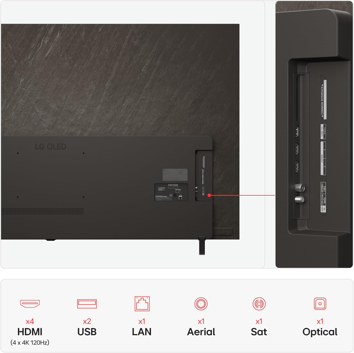LG OLED77B56LA 77-Inch OLED AI 4K UHD Smart TV, (α8 AI Processor, Dolby Atmos, Freeview Play and Amazon Alexa, 120Hz) [Model 2025] Mahajan Electronics Online