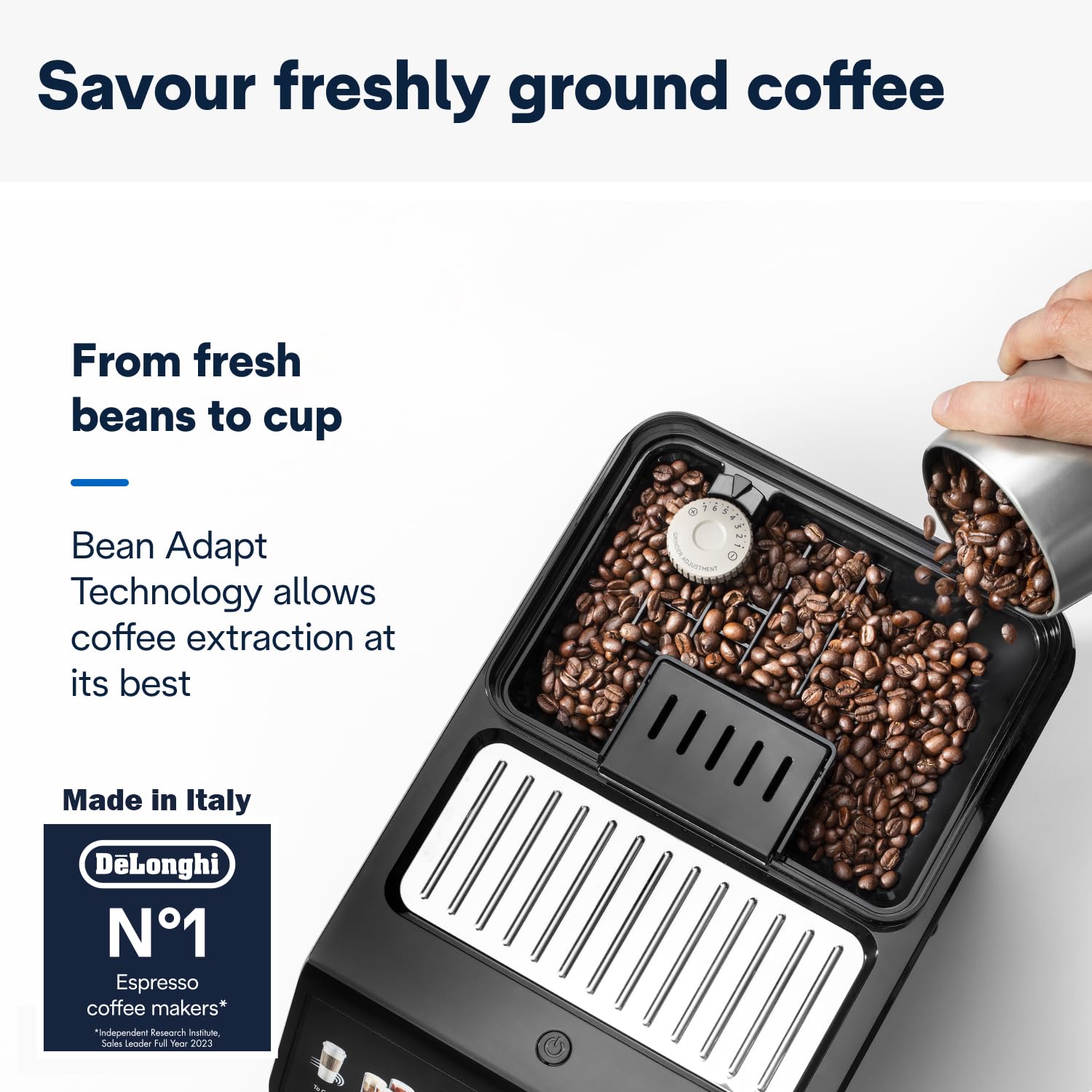 De’Longhi Eletta Explore ECAM450.65.S | Bean-to-Cup Coffee Machine | 50+ Hot & Cold Drinks | Cold Brew in 5 Mins