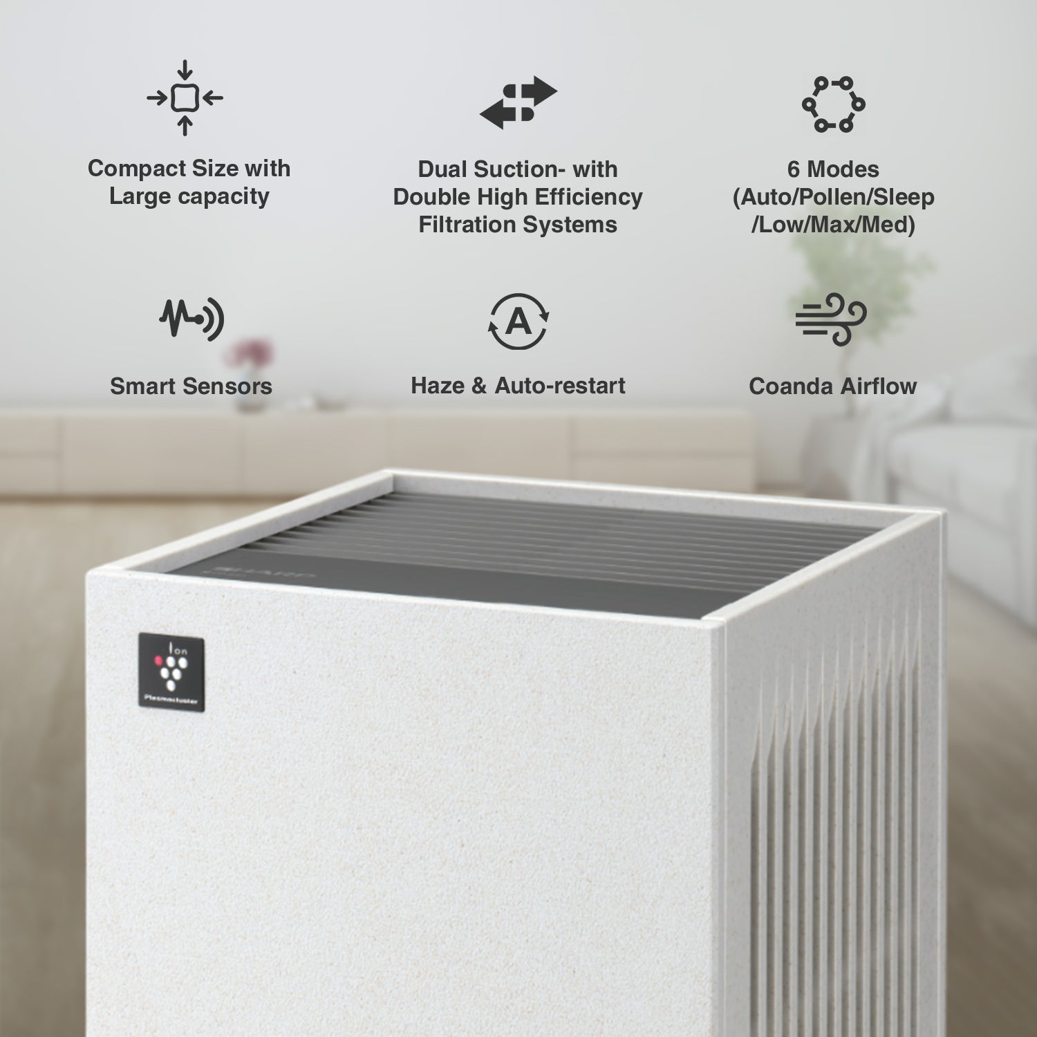 Sharp AIOT Air Purifier FP-S42M-L with Patented PCI Technology, WiFi App Control Mahajan Electronics Online