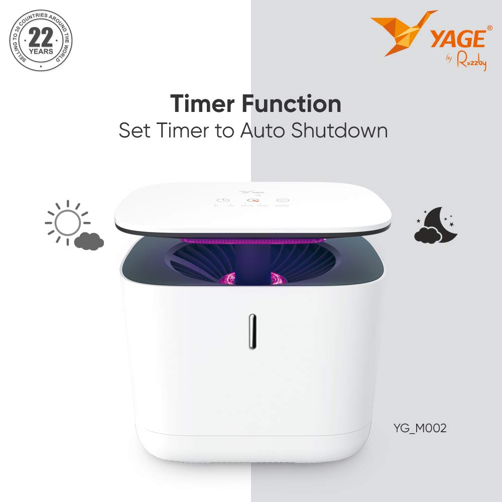 YAGE by Rozzby YGM02 Mosquito Killer Lamp with Intelligent Light Sensor and Timer Mosquito Control (6 Months Warranty) Mahajan Electronics Online