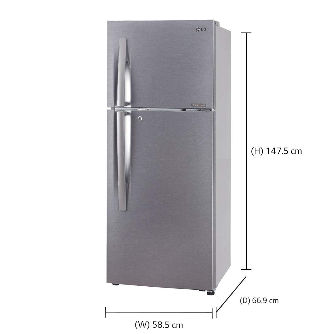 LG GL-N292RDSY 260 L 2 Star Inverter Frost-Free Standard Double Door Refrigerator Mahajan Electronics Online