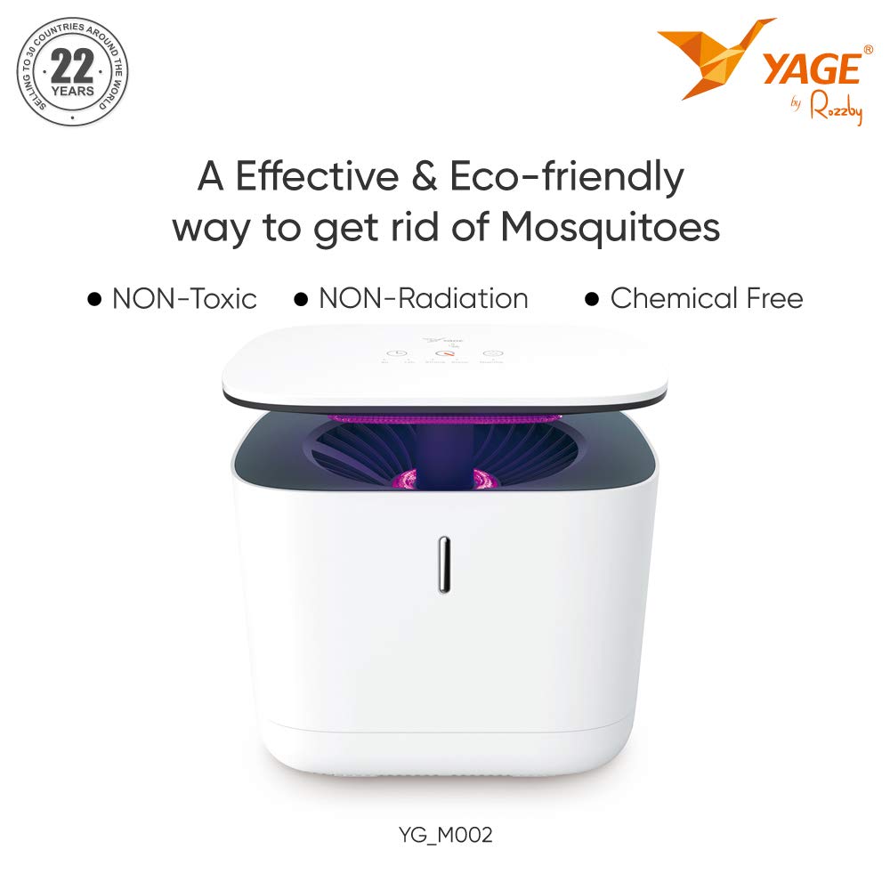 YAGE by Rozzby YGM02 Mosquito Killer Lamp with Intelligent Light Sensor and Timer Mosquito Control (6 Months Warranty) Mahajan Electronics Online