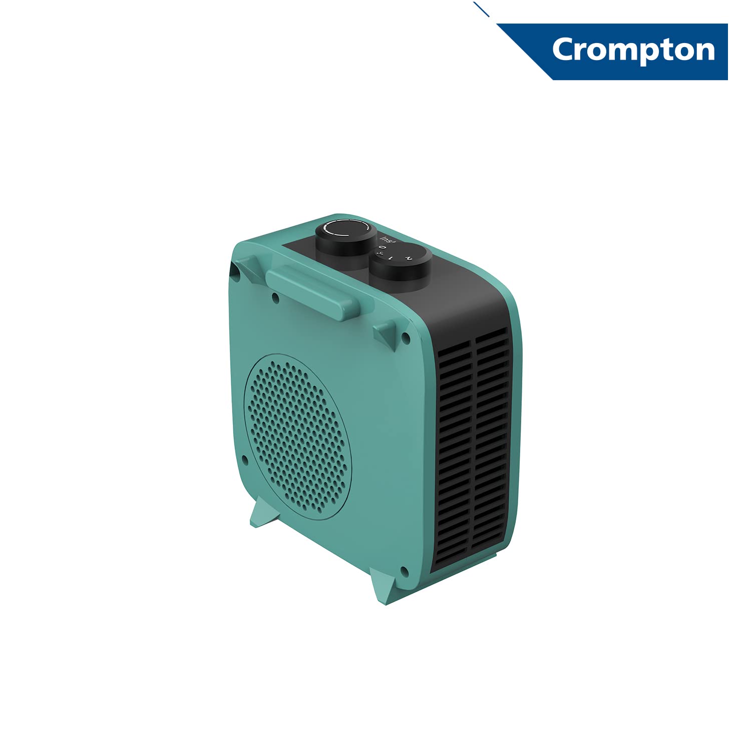 Crompton Insta Comfort Heater 2000 Watts Heat Convector with Adjustable Thermostats, Hybrid Cyan, Standard Mahajan Electronics Online