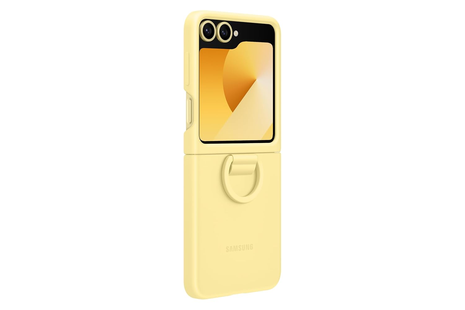 Samsung Galaxy Z Flip6 Silicone Case, Yellow Mahajan Electronics Online