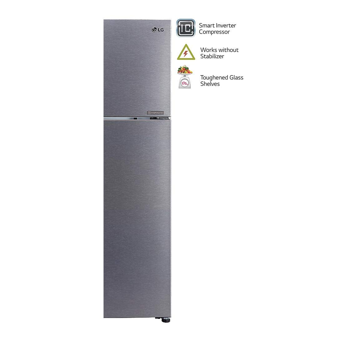 LG GL-N292RDSY 260 L 2 Star Inverter Frost-Free Standard Double Door Refrigerator Mahajan Electronics Online