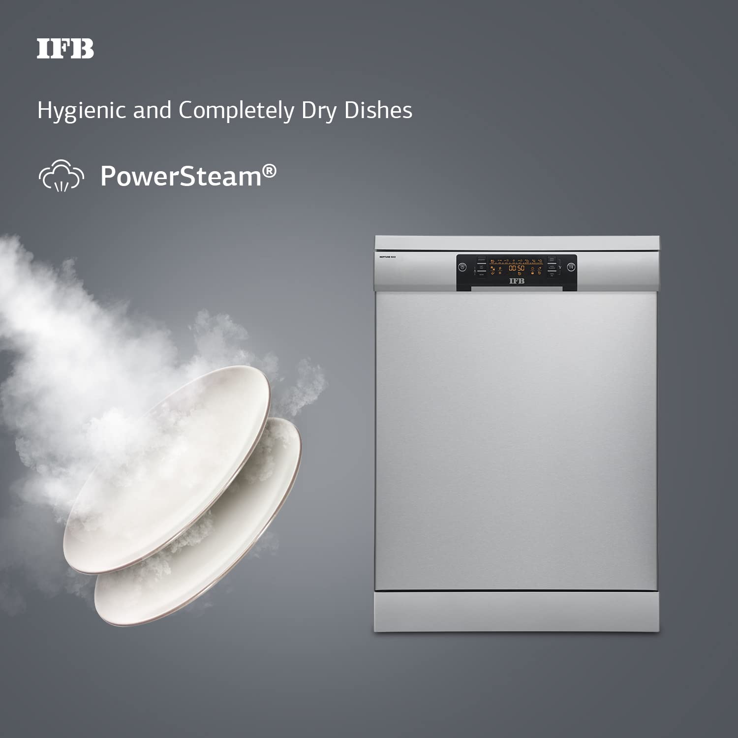 IFB Neptune SX2 16 Place Settings Hot water wash Free Standing Dishwasher  Mahajan Electronics Online