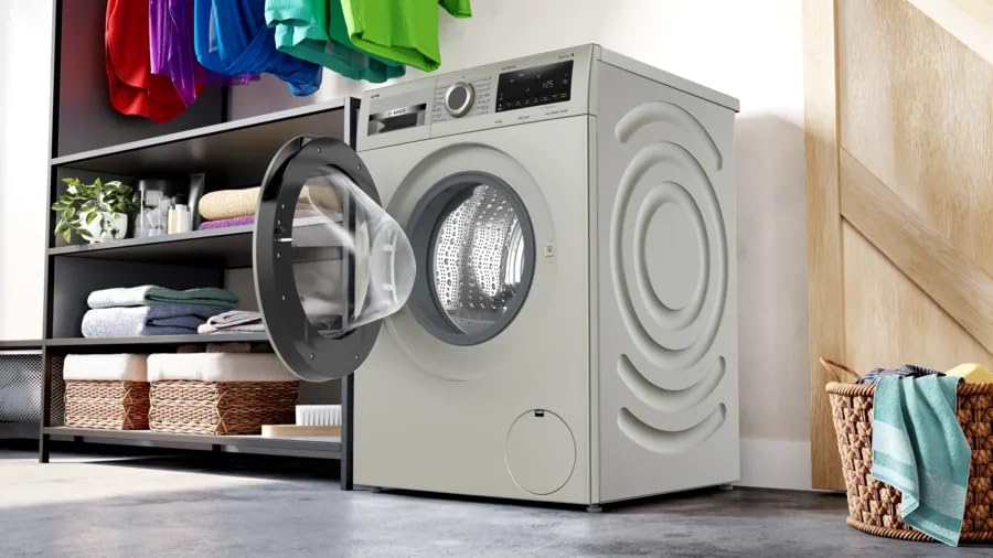 Bosch WGA254AXIN Series 8 washing machine, front loader 10 kg, Silver inox  Mahajan Electronics Online