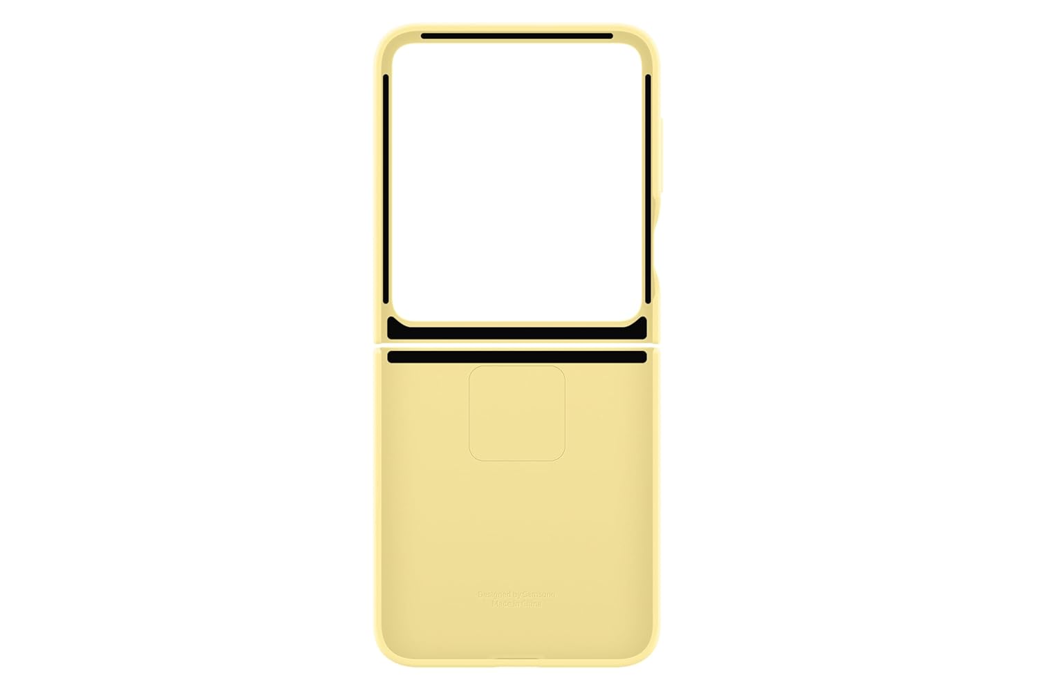 Samsung Galaxy Z Flip6 Silicone Case, Yellow Mahajan Electronics Online