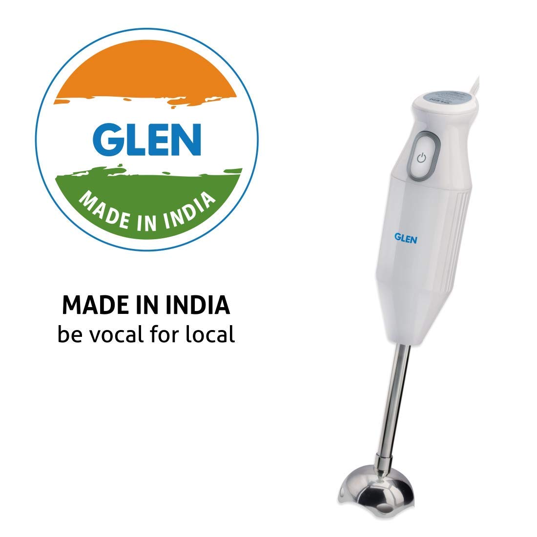 Glen Stainless Steel Sa 4049 200 Watts Hand Blender (White) Mahajan Electronics Online